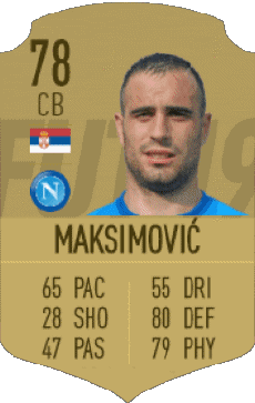 Multi Média Jeux Vidéo F I F A - Joueurs Cartes Serbie Nikola Maksimovic 
