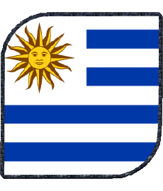 Banderas América Uruguay Plaza 