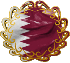 Fahnen Asien Katar Form 