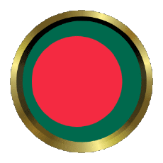 Bandiere Asia Bangladesh Rotondo - Anelli 