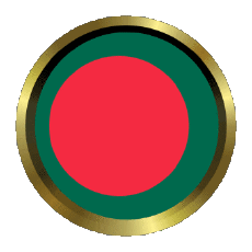 Flags Asia Bangladesh Round - Rings 