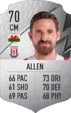 Multimedia Videospiele F I F A - Karten Spieler Wales Joe Allen 