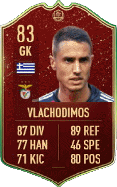 Multimedia Videospiele F I F A - Karten Spieler Griechenland Odisseas Vlachodimos 