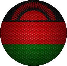 Drapeaux Afrique Malawi Rond 