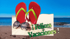 Messagi Spagnolo Felices Vacaciones Sfondo animato 003 