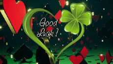Messages English Good Luck Animated Background 003 