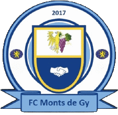 Sports FootBall Club France Logo Bourgogne - Franche-Comté 70 - Haute Saône FC Monts de GY 