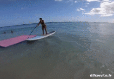 Humor -  Fun Sport Paddle Stürze - Fail 