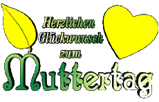 Mensajes Alemán Herzlichen Glückwunsch zum Muttertag 03 