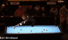 Earl Strickland-Humor -  Fun Sports Pool Table Best Off Shot 02 Earl Strickland