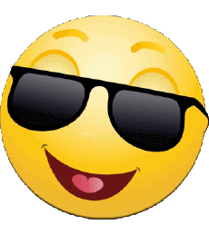 Messages Emoticônes Lunettes de Soleil 