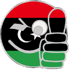 Banderas África Libia Smiley - OK 