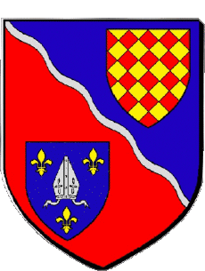 Blasone-Bandiere Francia Dipartimenti - Città 16 MERIGNAC Blasone