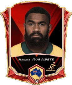 Sports Rugby - Players Australia Team 2022 Marika Koroibete 