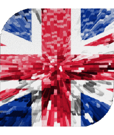 Bandiere Europa UK Quadrato 