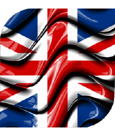 Bandiere Europa UK Quadrato 