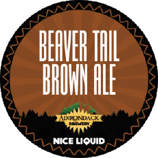 Beaver tail brown ale-Boissons Bières USA Adirondack Beaver tail brown ale