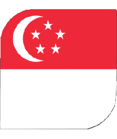 Fahnen Asien Singapur Platz 