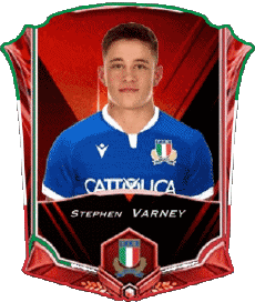 Sport Rugby - Spieler Italien Stephen Varney 