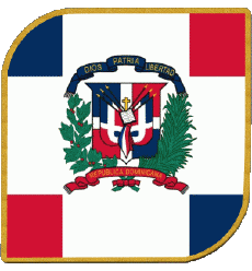 Fahnen Amerika Dominikanische Republik Platz 