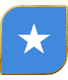 Drapeaux Afrique Somalie Carré 