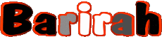Prénoms FEMININ - Maghreb Musulman B Barirah 