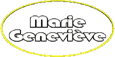 First Names FEMININE - France M Composed Marie Geneviève 