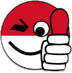 Bandiere Europa Monaco Faccina - OK 