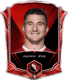 Sports Rugby - Joueurs Canada Andrew Coe 