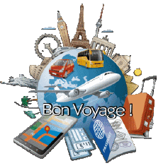 Messages Français Bon Voyage Fond Transparent 02 