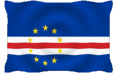Bandiere Africa Capo Verde Sventola 