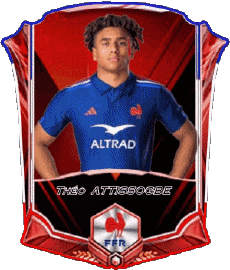 Sport Rugby - Spieler Frankreich Team 2025 Théo ATTISSOGBE 