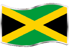 Drapeaux Amériques Jamaïque Rectangle 