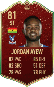 Multimedia Videospiele F I F A - Karten Spieler Ghana Jordan Ayew 