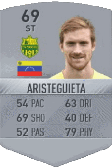 Multimedia Videogiochi F I F A - Giocatori carte Venezuela Fernando Aristeguieta 