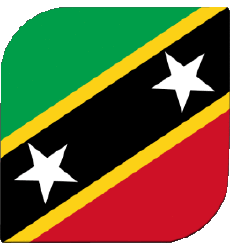 Banderas América Saint Kitts y Nevis Plaza 