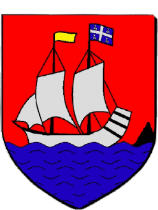 Blasón-Banderas Francia Departamentos - Ciudades 972 LA TRINITE 