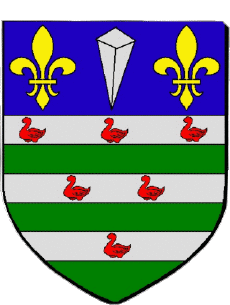 Blasone-Bandiere Francia Dipartimenti - Città 92 VAUCRESSON Blasone