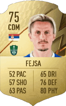 Multimedia Vídeo Juegos F I F A - Jugadores  cartas Serbia Ljubomir Fejsa 