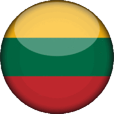 Drapeaux Europe Lituanie Rond 