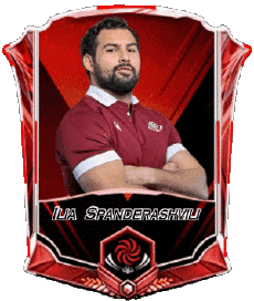 Sports Rugby - Players Georgia Team 2025 Ilia Spanderashvili 