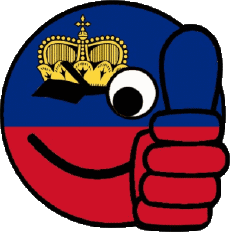 Bandiere Europa Liechtenstein Faccina - OK 
