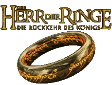 Multimedia Películas Internacional El Señor de los Anillos El Retorno del Rey Logotipo Alemán 
