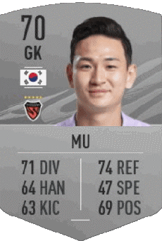 Multimedia Videogiochi F I F A - Giocatori carte Corea del Sud Kang Hyeon Mu 