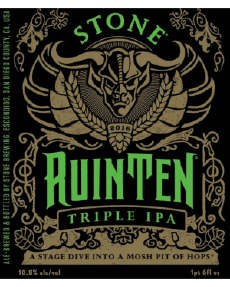 Ruin ten-Getränke Bier USA Stone Brewing co 