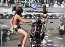 Humor -  Fun Transport Motorcycles Road - Fail 