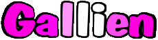 Prénoms MASCULIN - France G Gallien 