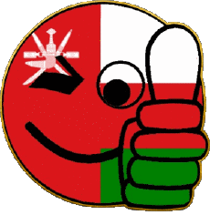 Flags Asia Oman Smiley - OK 