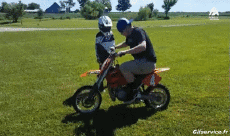 Humor -  Fun Transport Motorcycles Cross Gamelles Fail 