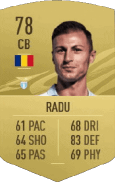 Multimedia Videospiele F I F A - Karten Spieler Rumänien Stefan Radu 